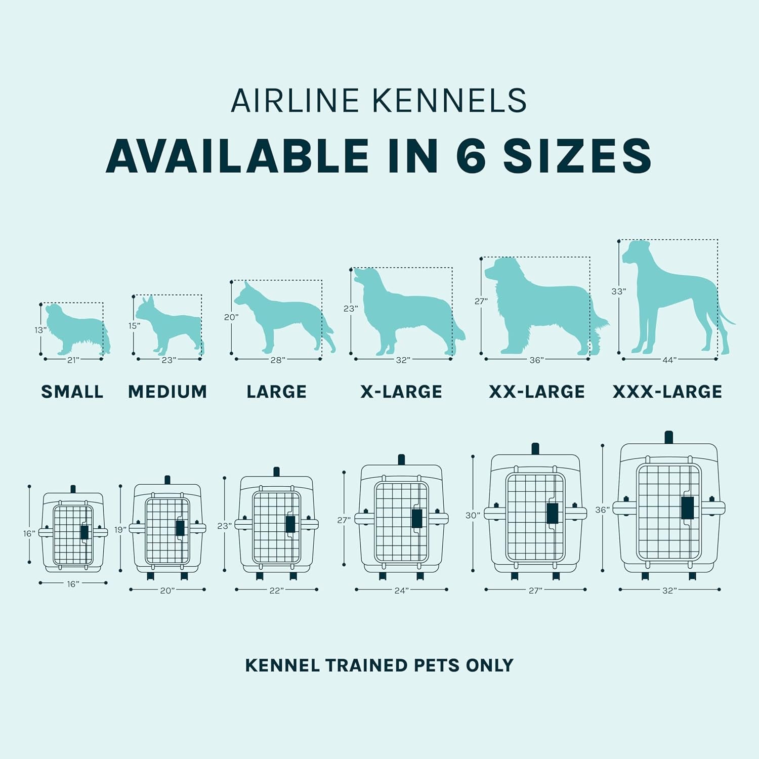 Sportpet Airline Compliant Large 31.5" Travel Dog Kennel - Durable Plastic Pet Carrier with Removable Wheels and Food Bowls, Collapsible Indoor/Outdoor Design for Dogs up to 28"L and 20"H - Cream/Gray