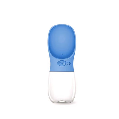 Portable Pet Water Bottle and Feeder for Dogs and Cats - Ideal for Outdoor Travel and Hydration Solutions